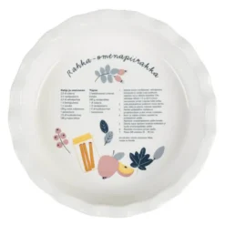 Keramisk pajform 25 cm Äpple