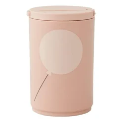 Kids Life Mugg M/Sugrör 33 cl Ballong Nude