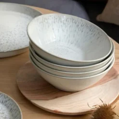 Kiln skål 16,5 cm 4-pack beige/vit