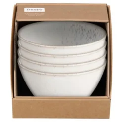 Kiln skål 16,5 cm 4-pack beige/vit