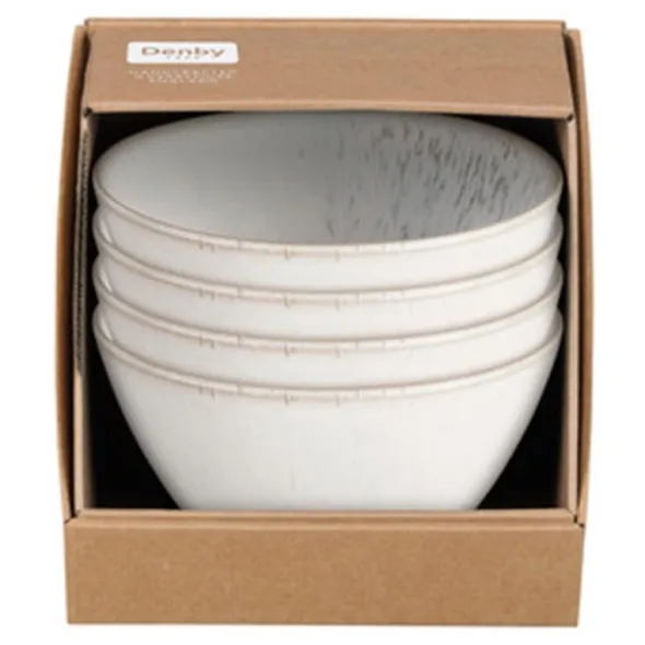 Kiln skål 16,5 cm 4-pack beige/vit