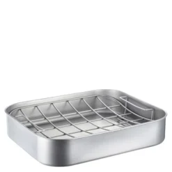 Kitchen Essentials ribbform med galler 8 L silver
