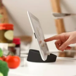 Kitchen Tablet Stand hållare för surfplatta/mobil 11,4 cm svart