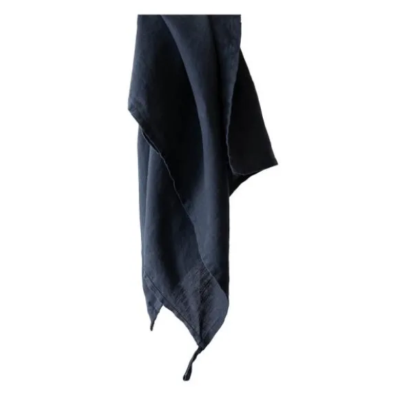 Kökshandduk 50x70 cm night blue linen