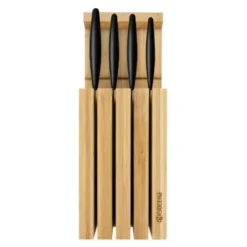 Knivblock Bambu 4 knivar