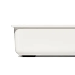 Knivblock för kökslåda 42x14x6 cm vit/grå