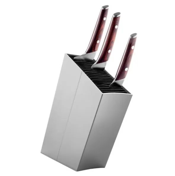 Knivblock lutande Aluminum