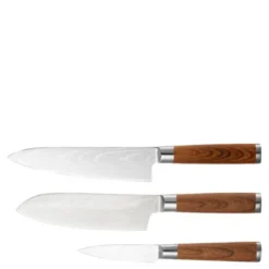 Knivset 3-pack kockkniv köttkniv skalkniv