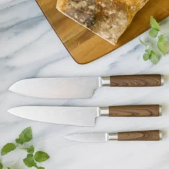 Knivset 3-pack kockkniv köttkniv skalkniv
