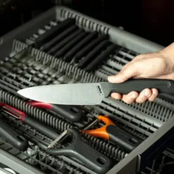 Kockkniv 15 cm grå