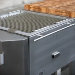 Kolgrill utekök 90x50x50 cm rostfritt stål