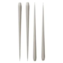 koniska stearinljus by Ester & Erik 36 cm 4-pack sand