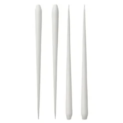 koniska stearinljus by Ester & Erik 36 cm 4-pack vit
