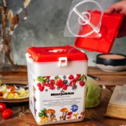 Konserveringspress 1,5 L vit/röd