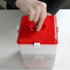 Konserveringspress 1,5 L vit/röd