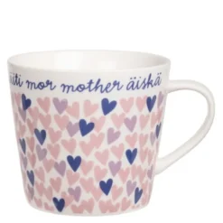 Koti mugg mor hjärta 35 cl rosa