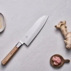 Koya 4000FC santoku japansk kockkniv 20 cm pakkawood