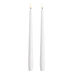 Kronljus LED 2,3x30 cm 2-pack silk white