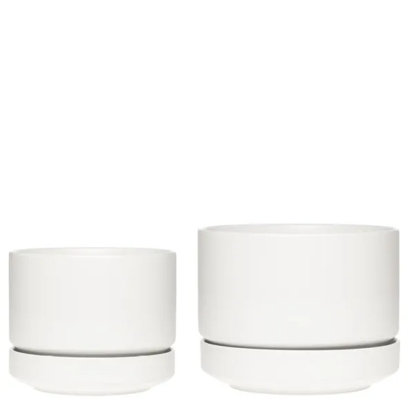 Kruka SN 19 cm matt vit