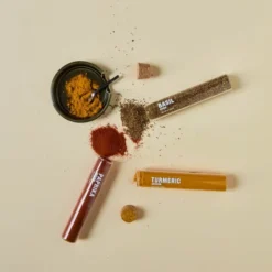 Kryddset 11 g basilika, stark paprika, gurkmeja