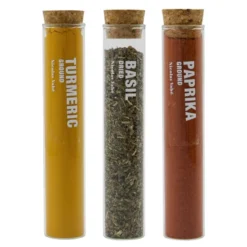 Kryddset 11 g basilika, stark paprika, gurkmeja
