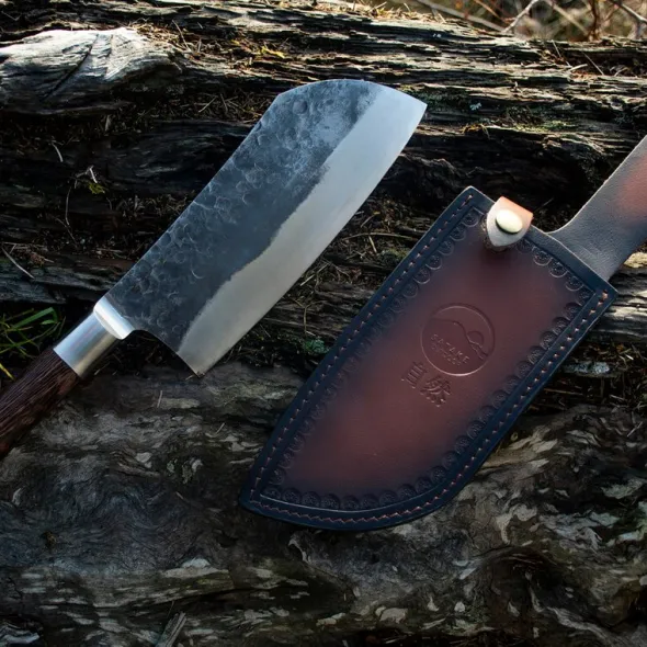 Kuro Mori med Saia/fodral 19,5 cm Rostfri