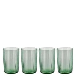 Kusintha vattenglas 28 cl 4-pack grön