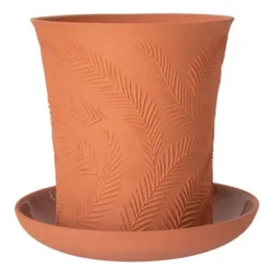 Kvist kruka 17 cm röd terracotta