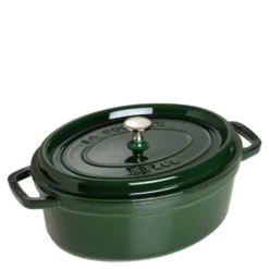 La Cocotte gryta 4,2 L oval Basil Green