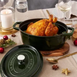 La Cocotte gryta 4,2 L oval Basil Green