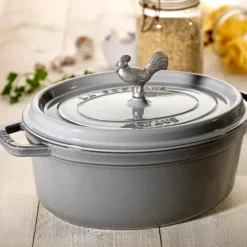 La Cocotte gryta 4,2 L oval Graphite Grey