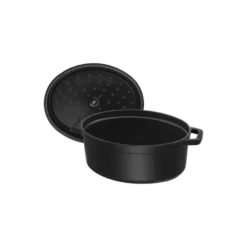 La Cocotte gryta 5,5 L oval Svart