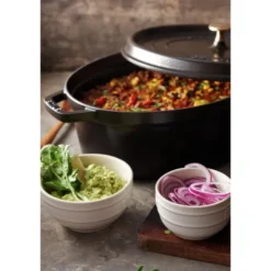 La Cocotte gryta 5,5 L oval Svart