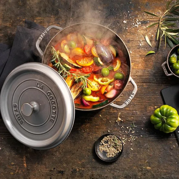 La Cocotte gryta 8,35 L rund Graphite Grey