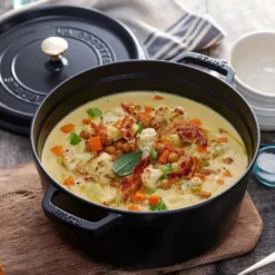 La Cocotte gryta 6,7 L rund Svart