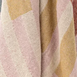 Lane pläd 160x130 cm rosa