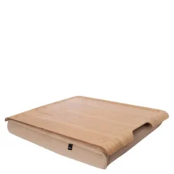 Laptray knäbricka 46x38 cm pilträ/sand