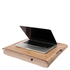 Laptray knäbricka 46x38 cm pilträ/sand
