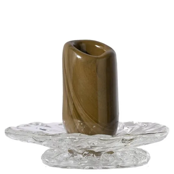 Lara XS ljusstake 9 cm grön/klar