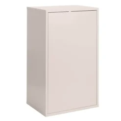 Laundry Boks tvättkorg 30x43x70 cm Silver Cloud Grey