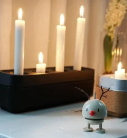 Låda till Stumpastaken lång 4 ljus Svart