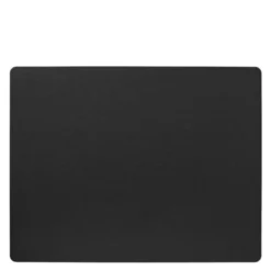 Leather Serene Square Bordstablett L 35x44 cm Black