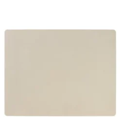 Leather Serene Square Bordstablett L 35x44 cm Cream
