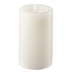 LED blockljus 7,5x12,5 cm ivory