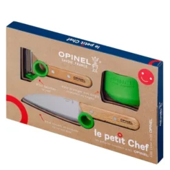 Le Petit Chef knivset för barn grön