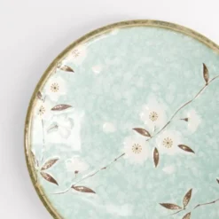 Light Blue Sakura assiett 19,5 cm blå