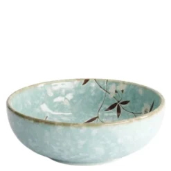 Light Blue Sakura skål grund 17,3x6 cm 0,9 L blå