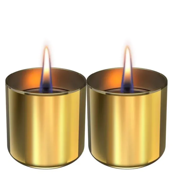 Lilly ljuslykta 8 2-pack 0,15 L guld