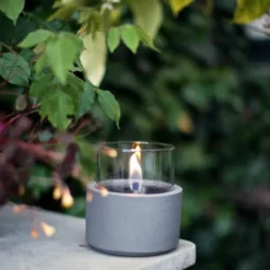 Lilly Lykta 12,4 cm Mörkgrå