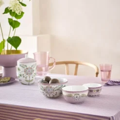 Lily & Lotus frukostset 3 delar flerfärgat